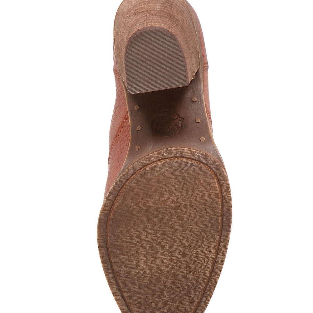 NIB LUCKY BRAND ANKLE BOOT EHLLEN TOFFEE CORNELIAN - Picture 5 of 6